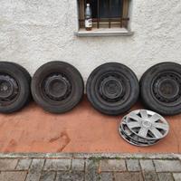 CERCHI CON GOMME X CITROEN PEUGEOT BERLINGO TEPEE