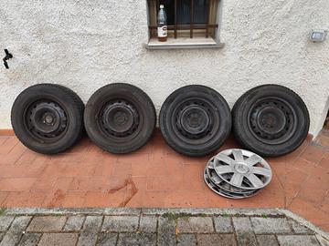 CERCHI CON GOMME X CITROEN PEUGEOT BERLINGO TEPEE