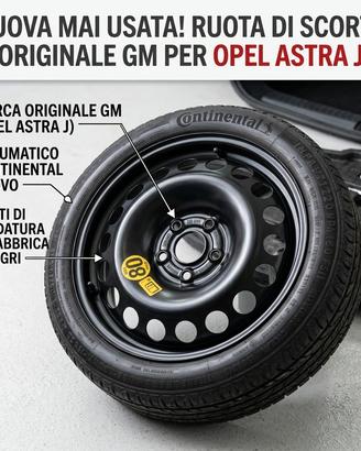 Roota ruotino di scorta Opel Astra j 115 70 16 
