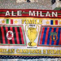 A.C. Milan bandiera finale Barcellona 1989
