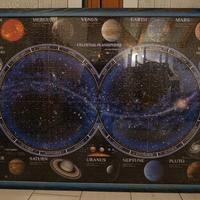 puzzle planisfero incorniciato