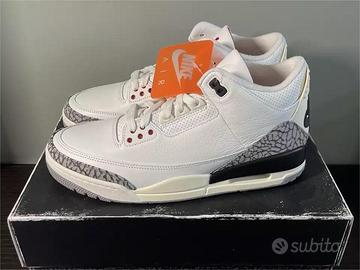 Jordan 3 Retro cemento bianco reimmaginato 42