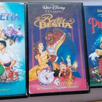 VHS Disney anni 90. La sirenetta-La bella e la bes