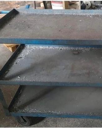 Carrello 3 piani per officina