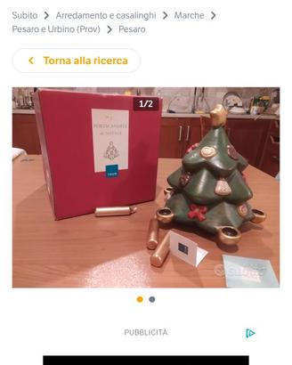 Albero portacandele Thun