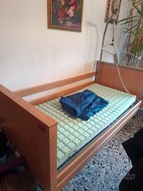 Letto Elettrico conRuote Per Anziani lunga degenza