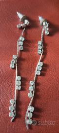 Orecchini pendenti con strass