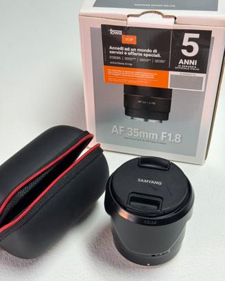 Obiettivo Samyang per Sony FE Autofocus 35mm F1.8