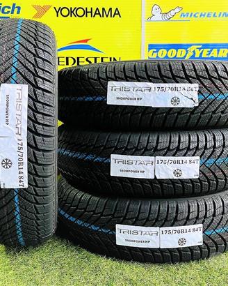 X4: Invernali 175/70R14 84T -TRISTAR- al 100%