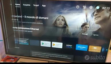 tv philips 55 pollici con difetto 