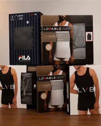 Canotte uomo nuove – Taglia XXL – Fila / Lovable