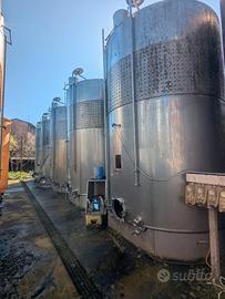 Serbatoio Vino Acciaio Inox 304 Refrigerabile