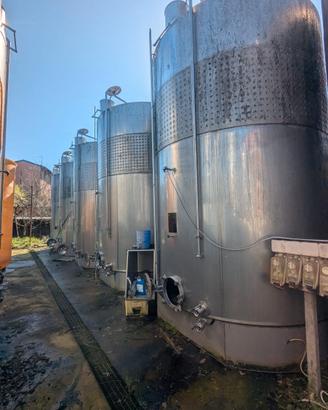 Serbatoio Vino Acciaio Inox 304 Refrigerabile