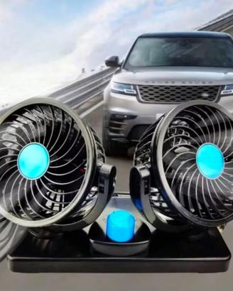 Ventilatore doppia testa per auto 24V