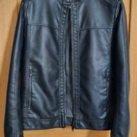 Giacca similpelle. Nero. Jack & Jones.