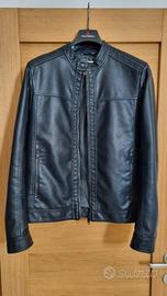 Giacca similpelle. Nero. Jack & Jones.