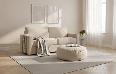 Divano letto matrimoniale con materasso H18