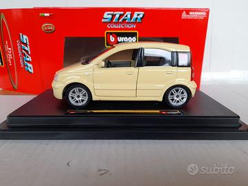 MODELLO  FIAT PANDA SECONDA SERIE GIALLA BURAGO