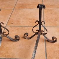 Alari in ferro battuto 