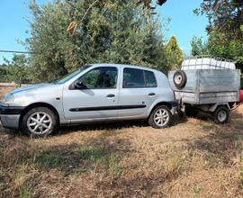 Renault Clio + carrello appendice