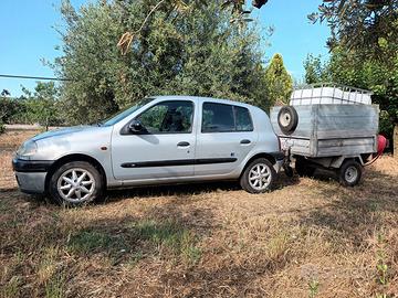 Renault Clio + carrello appendice