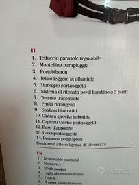 Zaino porta bimbi brevi