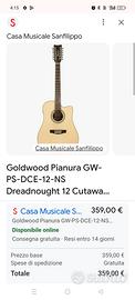 chitarra 12 corde GOLDWOOD Senza un graffio