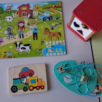 Lotto giochi in legno