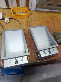 2 x luci incasso cartongesso a parete 