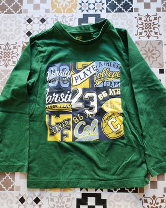 T-Shirt bambino verde