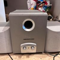 Sistema casse 2.1 mediacom con subwoofer