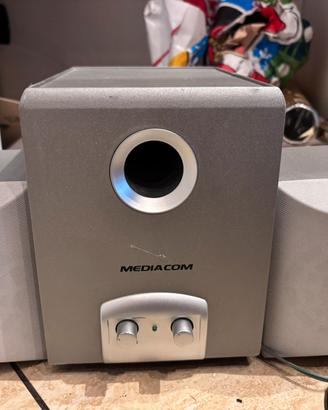 Sistema casse 2.1 mediacom con subwoofer