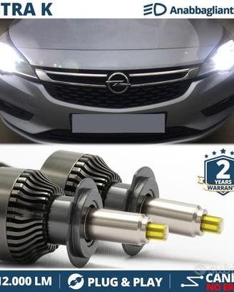 Kit LED H7 Opel Astra K Fari LENTICOLARI 12.000LM