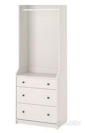 Mobile guardaroba con cassetti