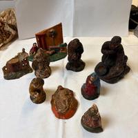 Personaggi Presepe antico in terracotta