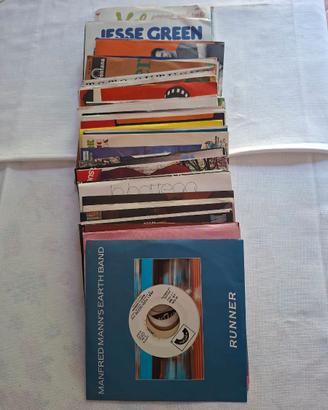 Lotto di 50 dischi vinile 45 giri juke box ottimi