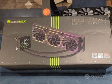 dissipatore liquido pc gamemax halistorm 360