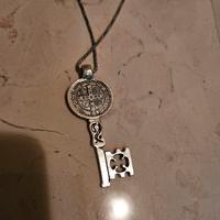Collana chiave a ciondolo Argento 

