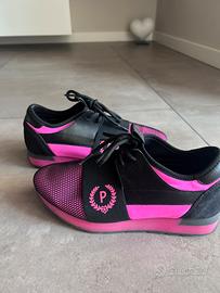 Pollini Sneakers Slip On Donna Nere Fucsia 36