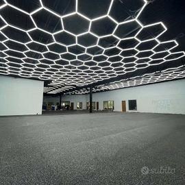 Kit LED Esagonali - Illuminazione per garage - Giardino e Fai da