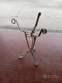 Porta vaso in ferro battuto anni 70/80