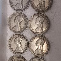 8 monete 500 lire le Caravelle/ Unità d'Italia 