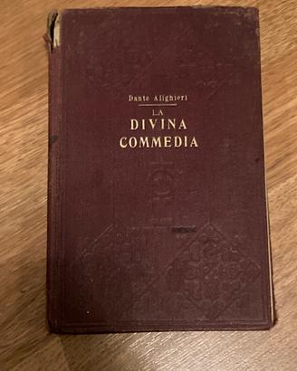 Libro antico “ la divina commedia “