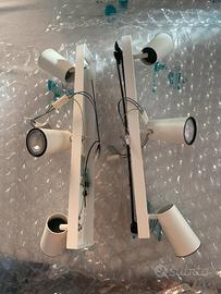 2 plafoniere con Faretti Philips 2700 gradi kelvin