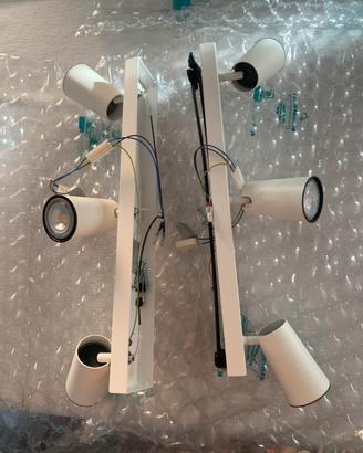 2 plafoniere con Faretti Philips 2700 gradi kelvin