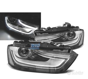 FARI PER AUDI A4 B8 12-15 DRL NERI