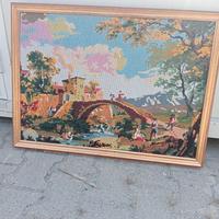 Quadro lavorato a maglia