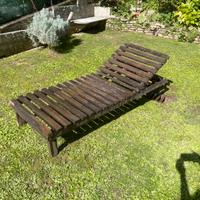 Lettino in legno di larice