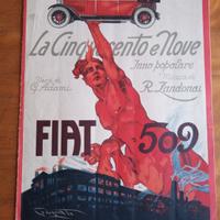 spartito musicale pubblicitario Fiat Dis.Codognato