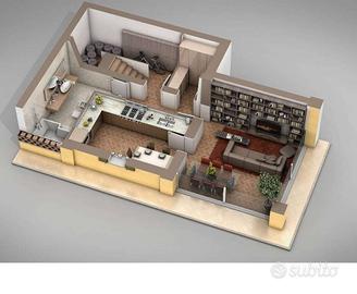 Villa di 196 m² con 5 locali e posto auto a Bompor
